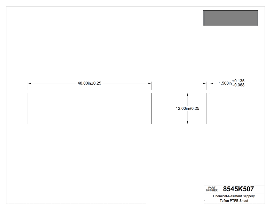 Technical drawing - 8545K507